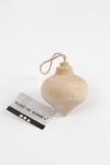 Houten Kerstbal, 5,5 cm,  populierenhout - 1 st