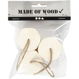 Zeskantig doosje D:45mm H:30 mm - 3 st