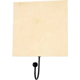 Hook, size 12x12 cm, thickness 5 mm 