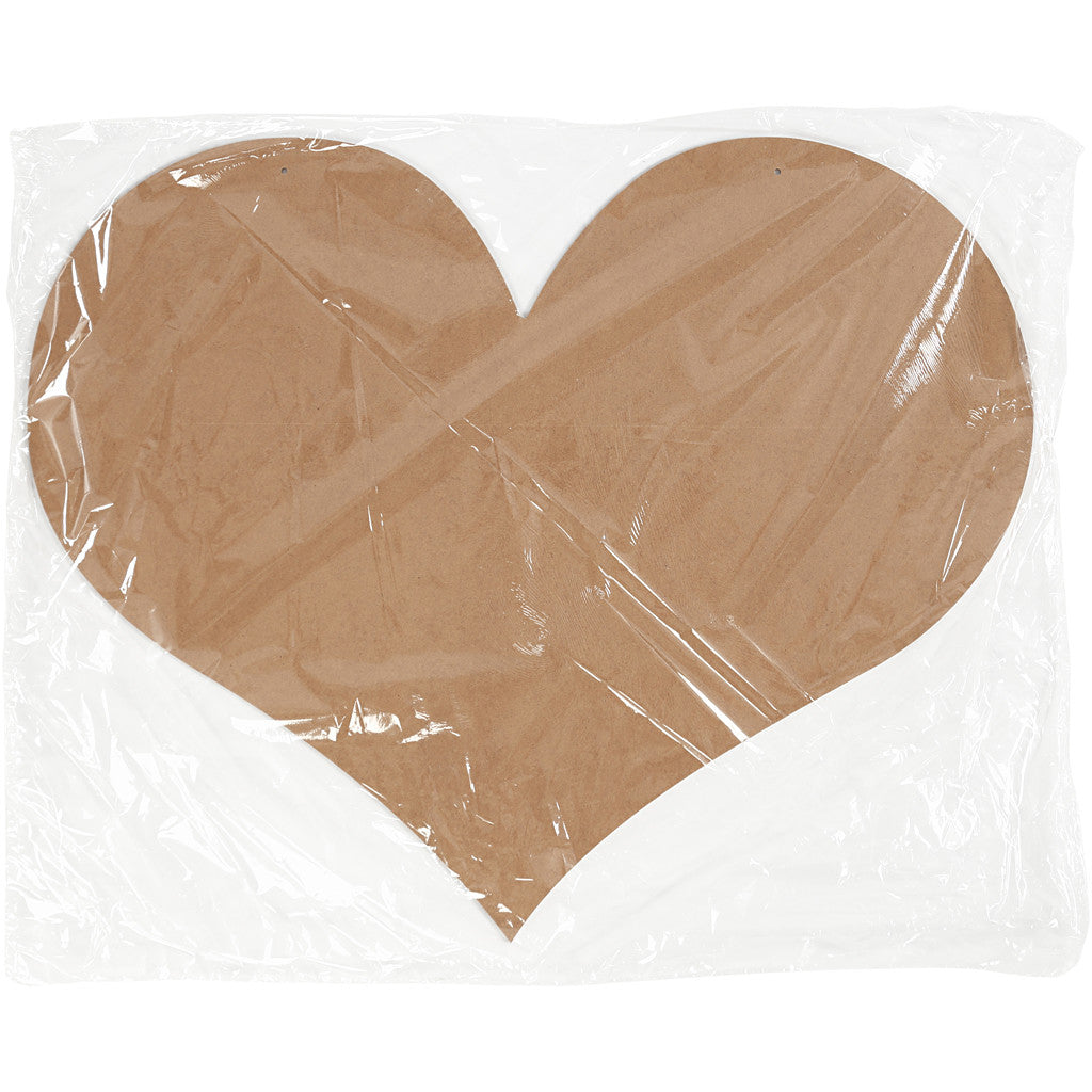 Hart, 50x40 cm, dikte 5 mm - 1 st