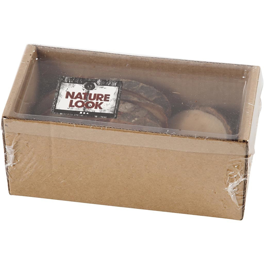 Houten Discs, 6 mm - 12 st