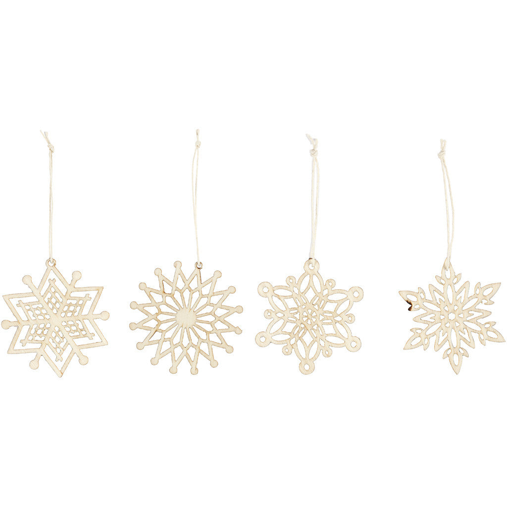 Ornamenten, 7 cm, 0,3 mm, 8 pc, 1 pak