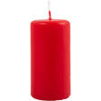 Candles, red, H: 100 mm, D: 50 mm 