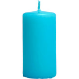 Candles, Light blue, H: 100 mm, D: 50 mm 