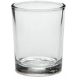 TeaLight holder in glass, H: 6,5 cm, D: 4,5 cm, 120 ml 