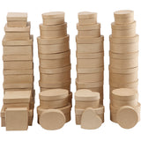 Boxes set 4 shapes D: 100