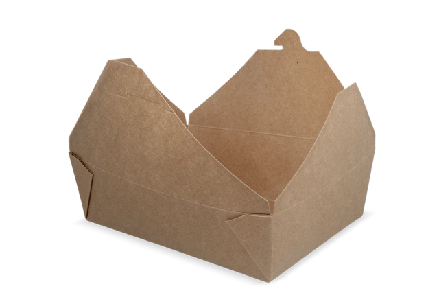 Oosterse Maaltijdbox 140x65x197 mm 1800ml kraft - 200 stuks