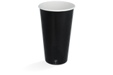 Milkshakebeker karton groot 560ml Ø90 mm 20oz zwart FSC®Mix - 500 stuks