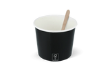 Ijsbeker karton 300ml Ø90 mm 10oz zwart FSC®Mix - 1000 stuks