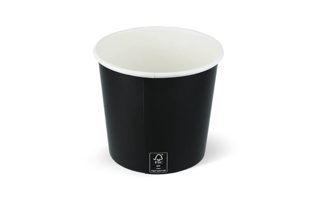 ice cream cup Carton 360ml Ø90 mm 12oz Black FSC®Mix 