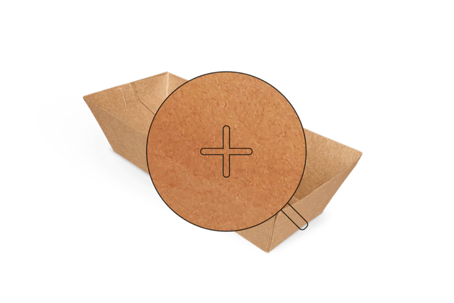 Kroketbakjes A5 Kraft 39x35x114 mm FSC®Mix - 1.000 stuks