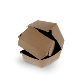 Hamburgerbakje kraft 120x100x120 mm FSC®Mix - 600 stuks