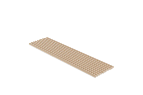 Straws Paper naturel 6x230 mm 