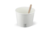 Ijsbeker karton 300ml Ø90 mm 10oz FSC®Mix wit - 1.000 stuks