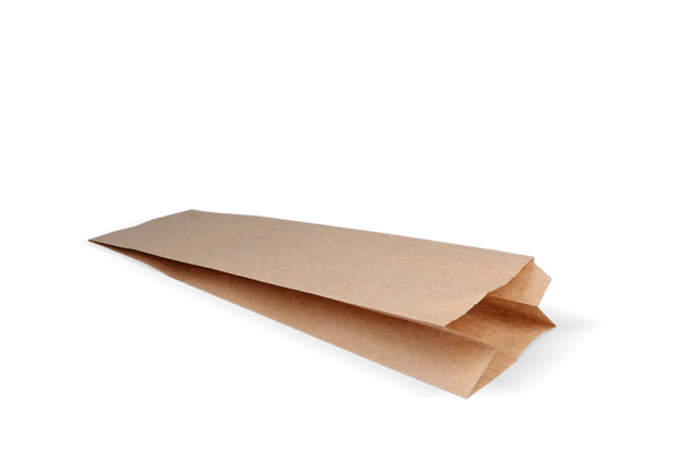 Snackzakken papier 95x65x320 mm kraft 50gr - 1.600 stuks