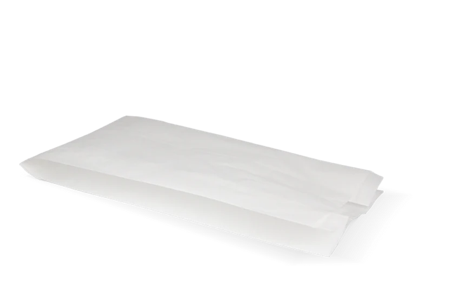 Snackzakken geperforeerd papier - 2 pond 160x100x310 mm wit 45gr - 1.100 stuks