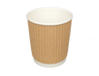 Coffee Cup 120cc 4oz Ø63 mm Ripple Kraft 