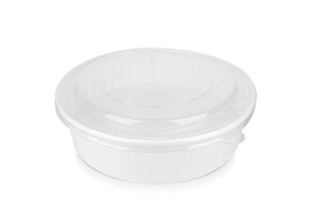 Salade Poke Bowl 900ml 30oz Ø184x50 mm wit - 300 stuks