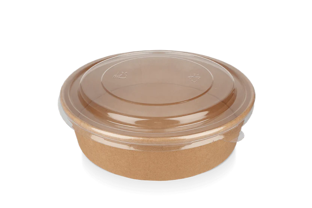 Salade Poke Bowl 900ml 30oz Ø184x50 mm kraft - 300 stuks