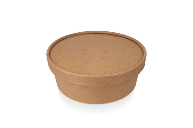 Deksel Salade Poke Bowl 500-750-1000ml Ø148 mm kraft - 300 stuks