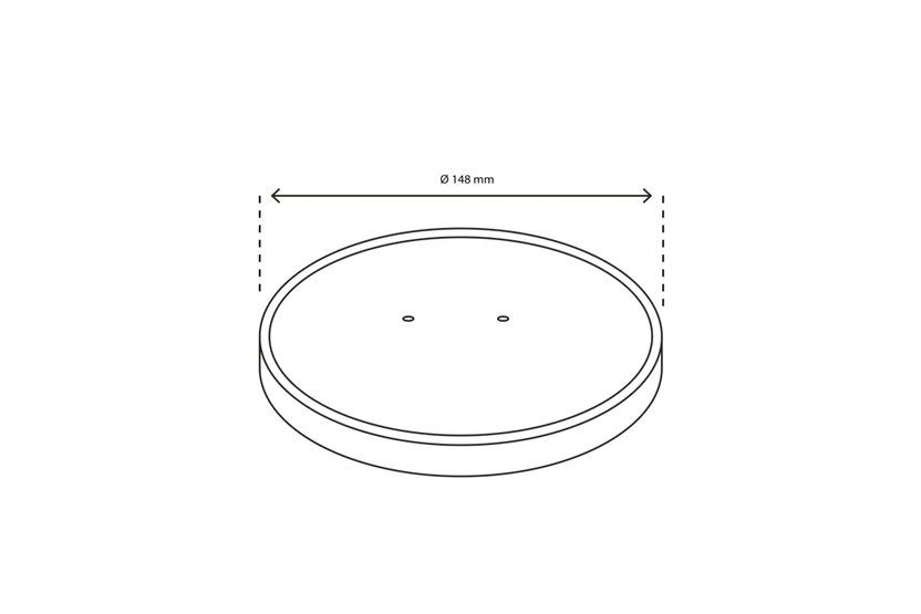 Deksel Salade Poke Bowl 500-750-1000ml Ø148 mm kraft - 300 stuks