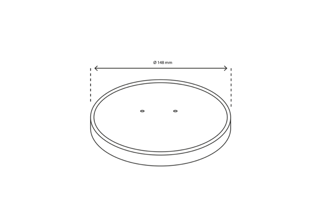 Deksel Salade Poke Bowl 500-750-1000ml Ø148 mm kraft - 300 stuks