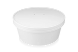 Deksel Salade Poke Bowl 900-1300ml Ø184 mm wit - 150 stuks