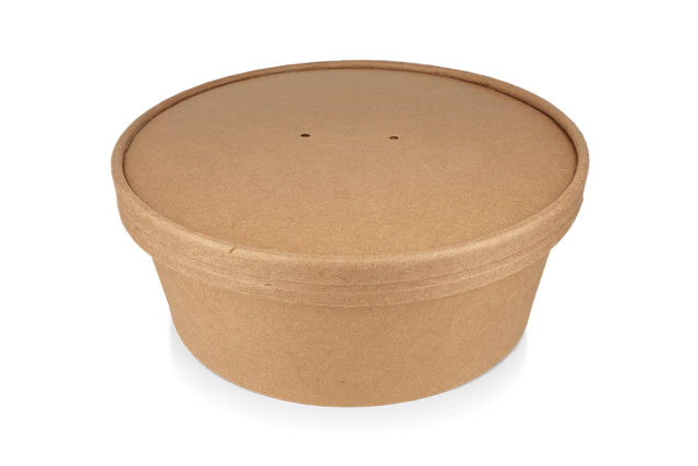 Deksel Salade Poke Bowl 900-1300ml Ø184 mm kraft - 150 stuks