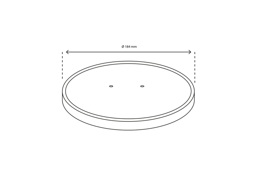 Deksel Salade Poke Bowl 900-1300ml Ø184 mm kraft - 150 stuks
