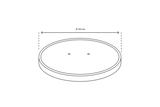 Deksel Salade Poke Bowl 900-1300ml Ø184 mm kraft - 150 stuks