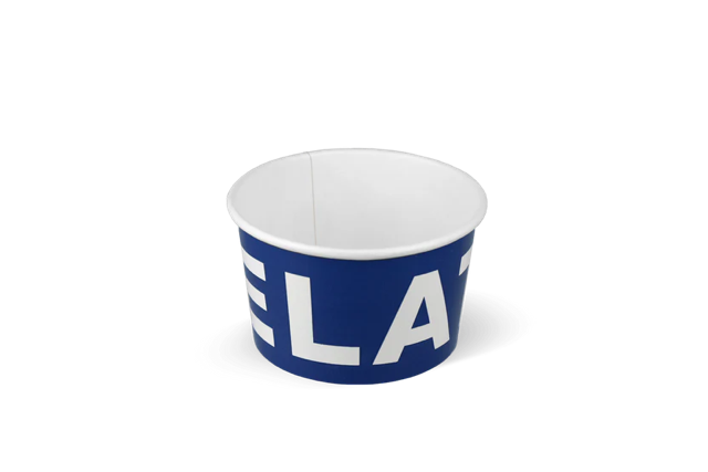 Ijsbeker karton 240ml Ø92 mm 8oz GELATO - 1.000 stuks