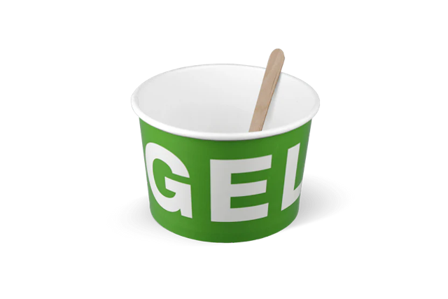Ijsbeker karton 360ml Ø106mm 12oz GELATO - 1.000 stuks