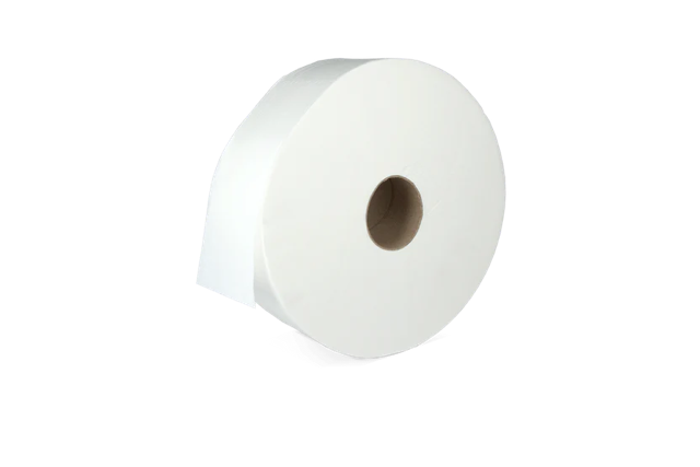 Toilet paper Jumbo 2 ply White 380m T3 