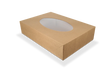 Catering boxes kraft 360x250x80 mm with Window 