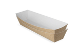 Frikandelbakjes A16 kraft/wit - 400 stuks