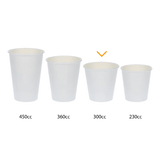 Koffiebeker karton 300cc 10oz Ø90 mm gestreept - 1.000 stuks