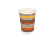 Coffee Cup Carton 230cc 8oz Ø80 mm striped 