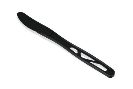 Reusable Black knife CPLA 180 mm 