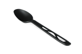 Reusable black spoon 160 mm CPLA 