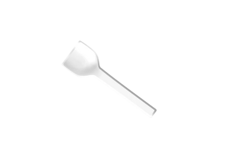 Reusable white ice cream scoop CPLA 100 mm 