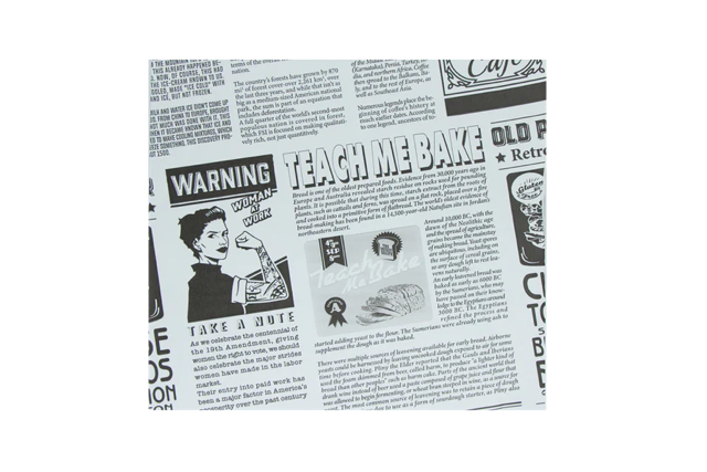 hamburgervellen vetvrij papier 330x300 mm FSC®Mix krant wit - 2.000 stuks