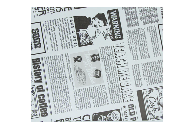 hamburgervellen vetvrij papier 330x380 mm FSC®Mix krant wit - 2.000 stuks