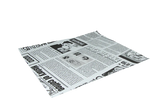 Hamburger Wrapping paper greaseproof 330x380 mm FSC®Mix newspaper White 