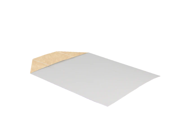 Hotdog tray 70x50x230 mm kraft/wit - 1.000 stuks