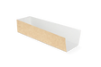 Hotdog tray 70x50x230 mm kraft/White 