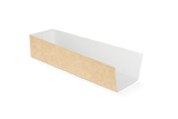 Hotdog tray 70x50x230 mm kraft/White 