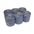 Towel Roll Midi blue 1 ply 1,3kg/rol BUDGET recycled T9 
