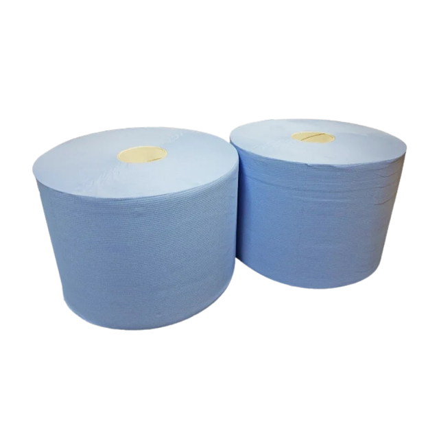 Industry Cleaning Roll 2 ply 260 mm 190m blue 
