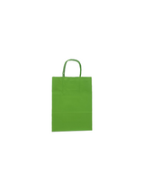 Papieren Draagtassen Groen 180+80x220mm - 50 st