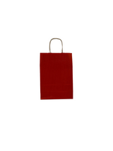 Papieren Draagtassen Donker Rood 220+100x310mm - 50 st